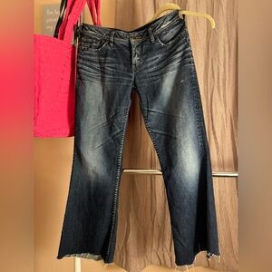 Silver Jeans Dark Blue Flare Jeans